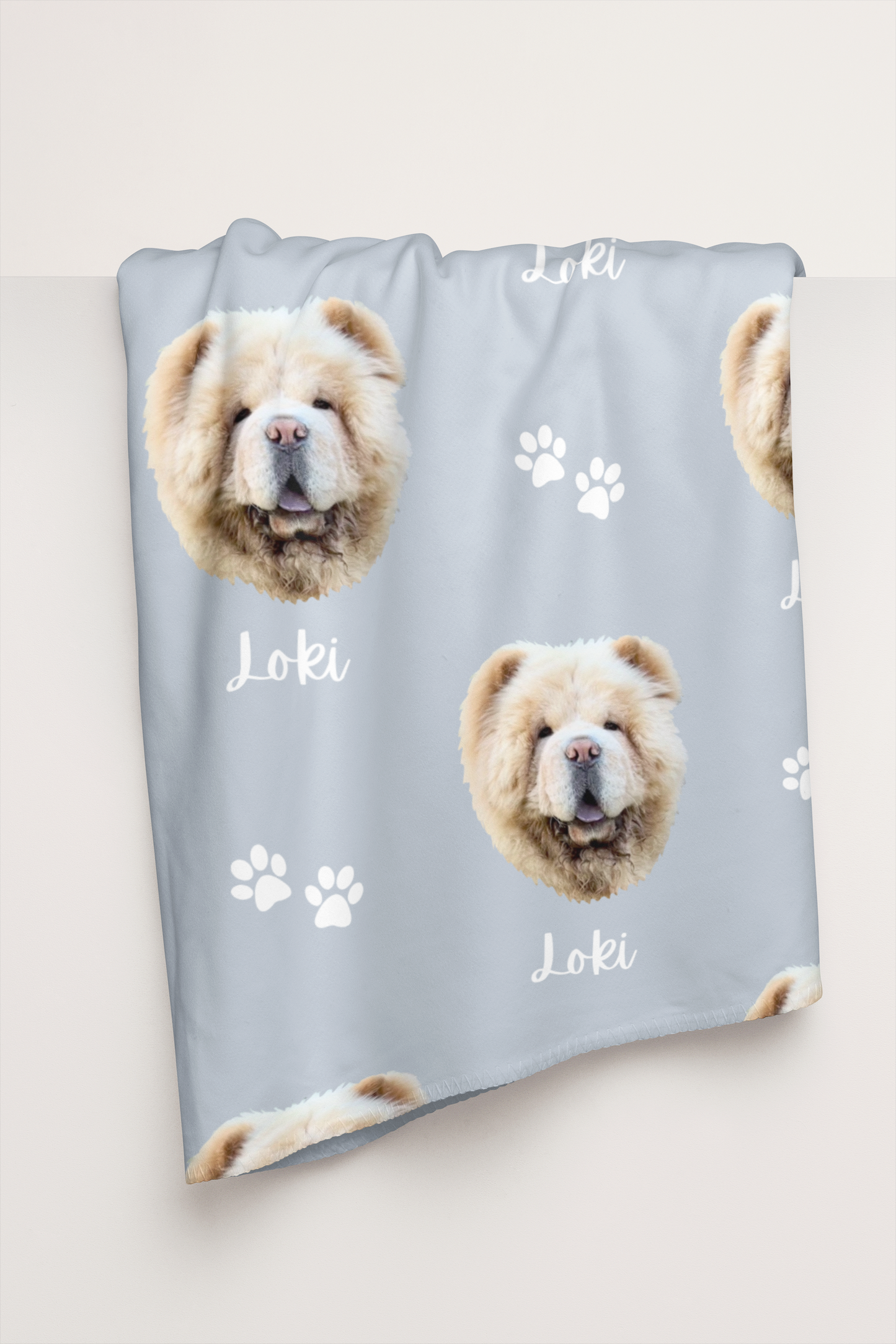 Custom Pet Face Blanket and Throw