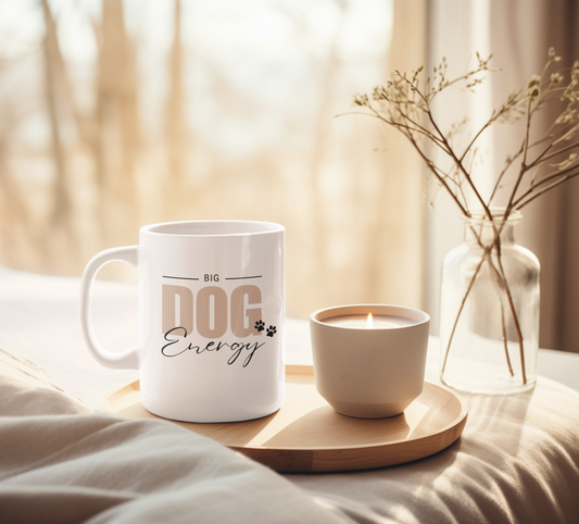 Custom Pet Mug Big Dog Energy - TLC Paws