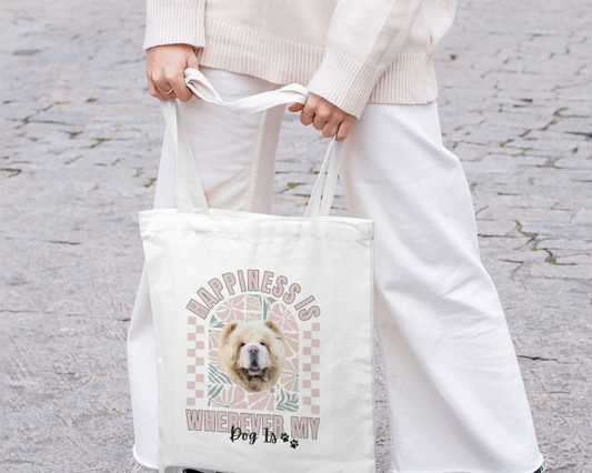 Custom Pet Portrait Tote Bag - TLC Paws