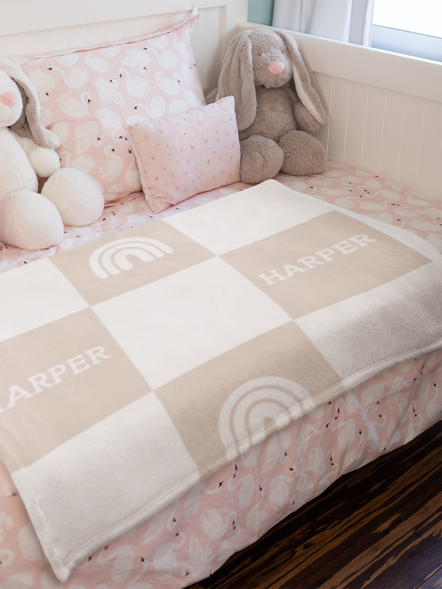 Personalised Blanket & Throw - Sand - TLC Paws