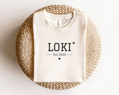 Personalised Pet Varsity Unisex Shirt - TLC Paws