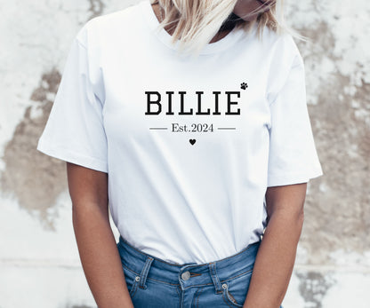 Personalised Pet Varsity Unisex Shirt - TLC Paws