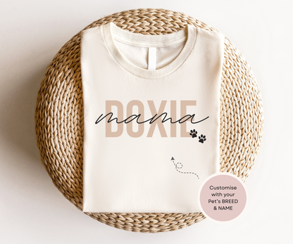 Personalised Dachshund Dog Mama Tshirt - TLC Paws