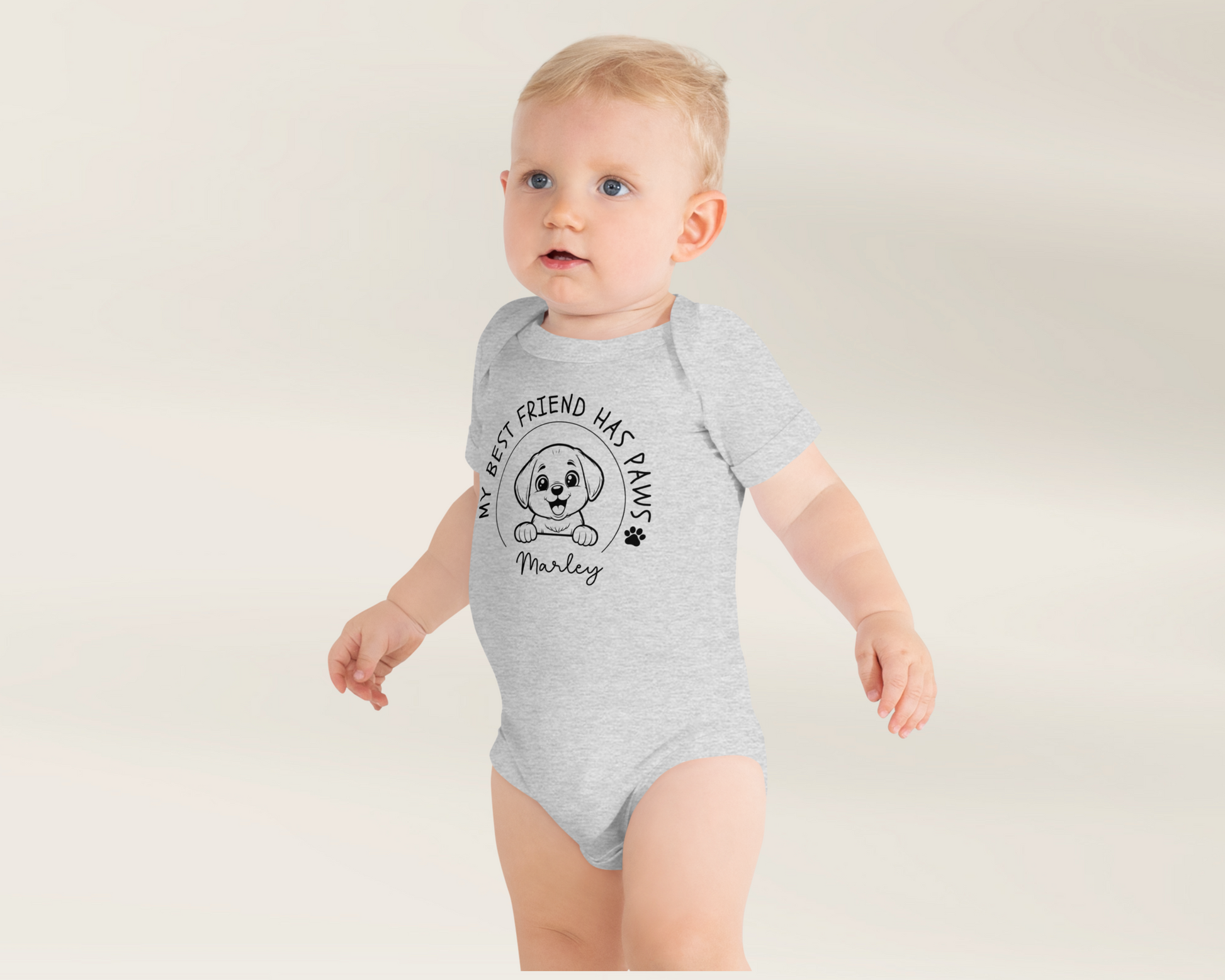 Dog Bestie Baby Onesie 