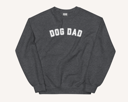 Dog Dad Varsity Sweatshirt