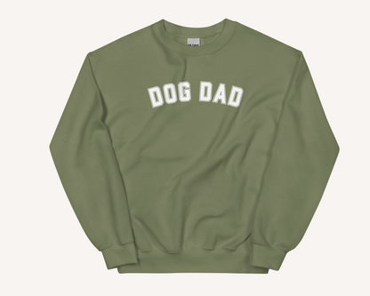 Dog Dad Varsity Sweatshirt