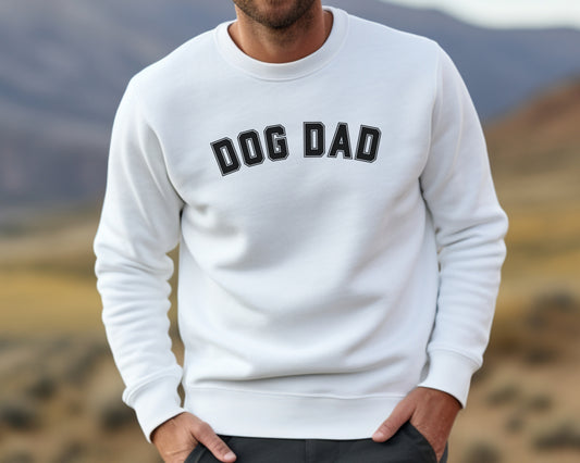 Dog Dad Varsity Sweatshirt - TLC Paws