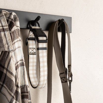 Dog Collar - Gingham Sand - TLC Paws