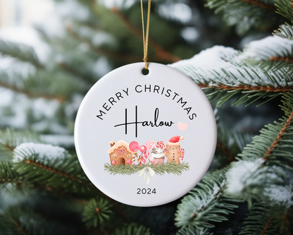 Personalised Christmas Gingerbread Ornament - Heart - TLC Paws