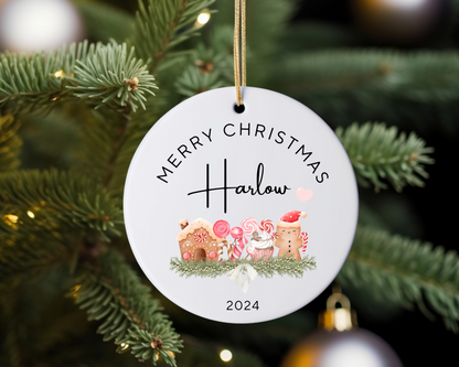 Personalised Christmas Gingerbread Ornament - Heart - TLC Paws
