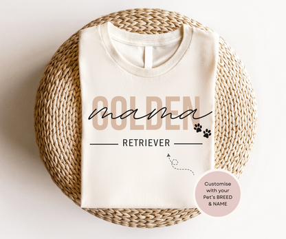 Personalised Rottweiler Dog Mama Tshirt - TLC Paws