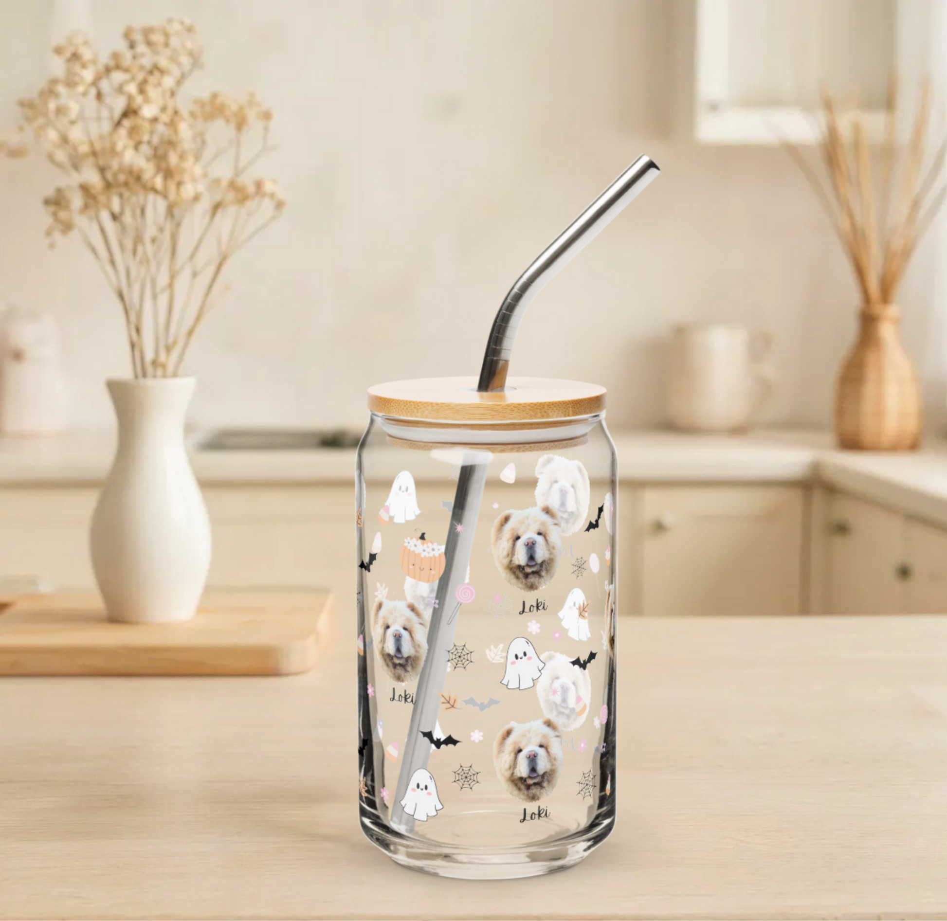 Halloween_CUSTOM_PET_PORTRAIT_GLASS_CAN_CUP_TUMBLER