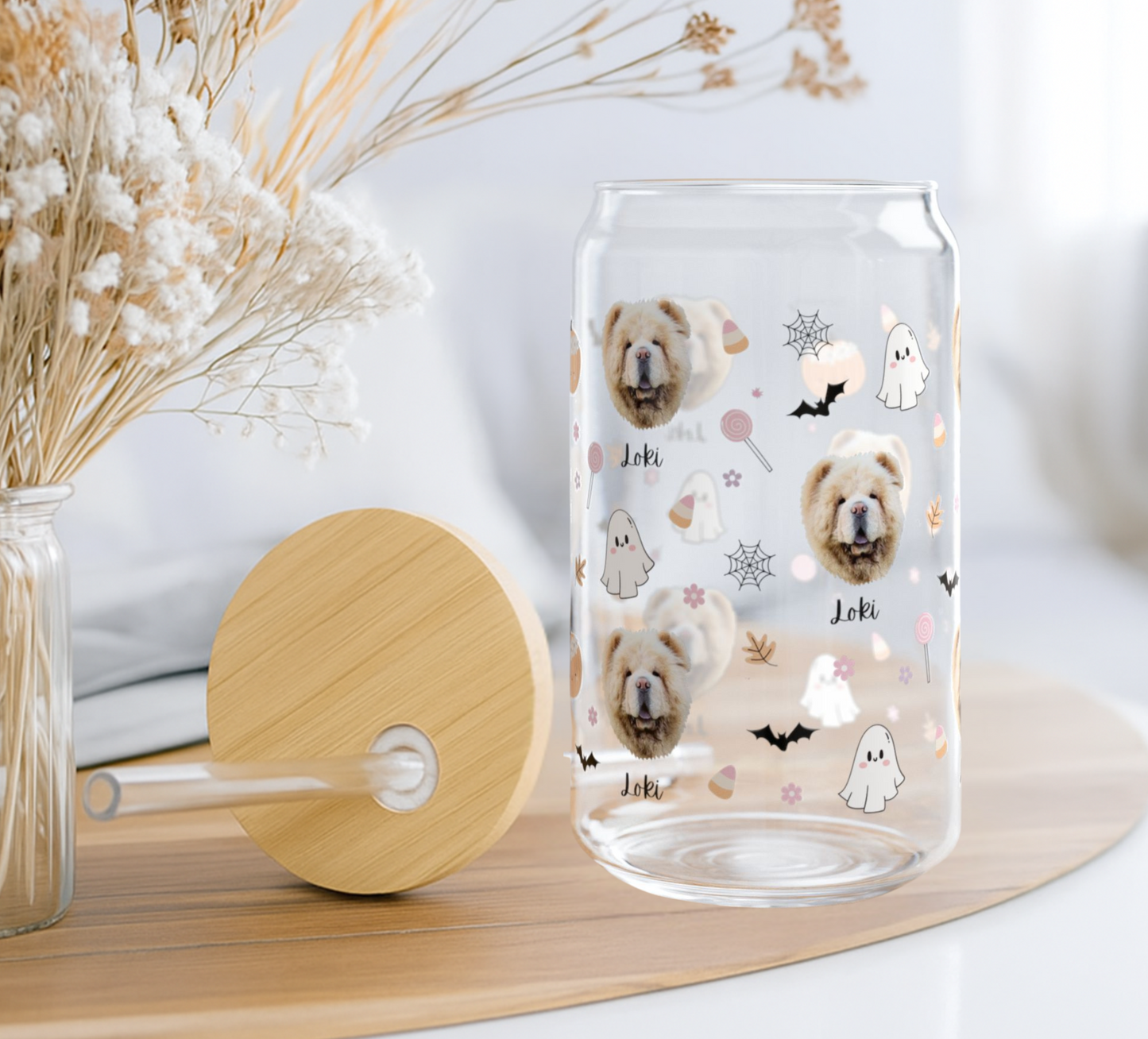 Halloween_CUSTOM_PET_PORTRAIT_GLASS_CAN_CUP_TUMBLER
