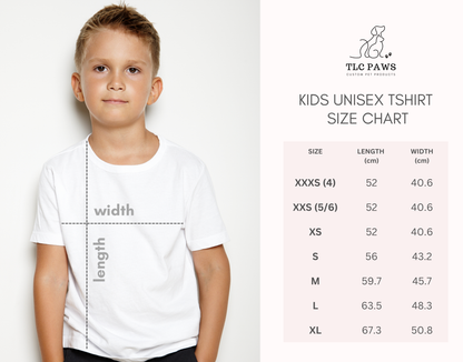 Best Friend Has Paws Kids Tshirt with Personalised Pet Face