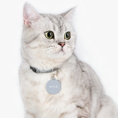 Personalized Pet Dog or Cat ID Tag - Pastel Blue - TLC Paws