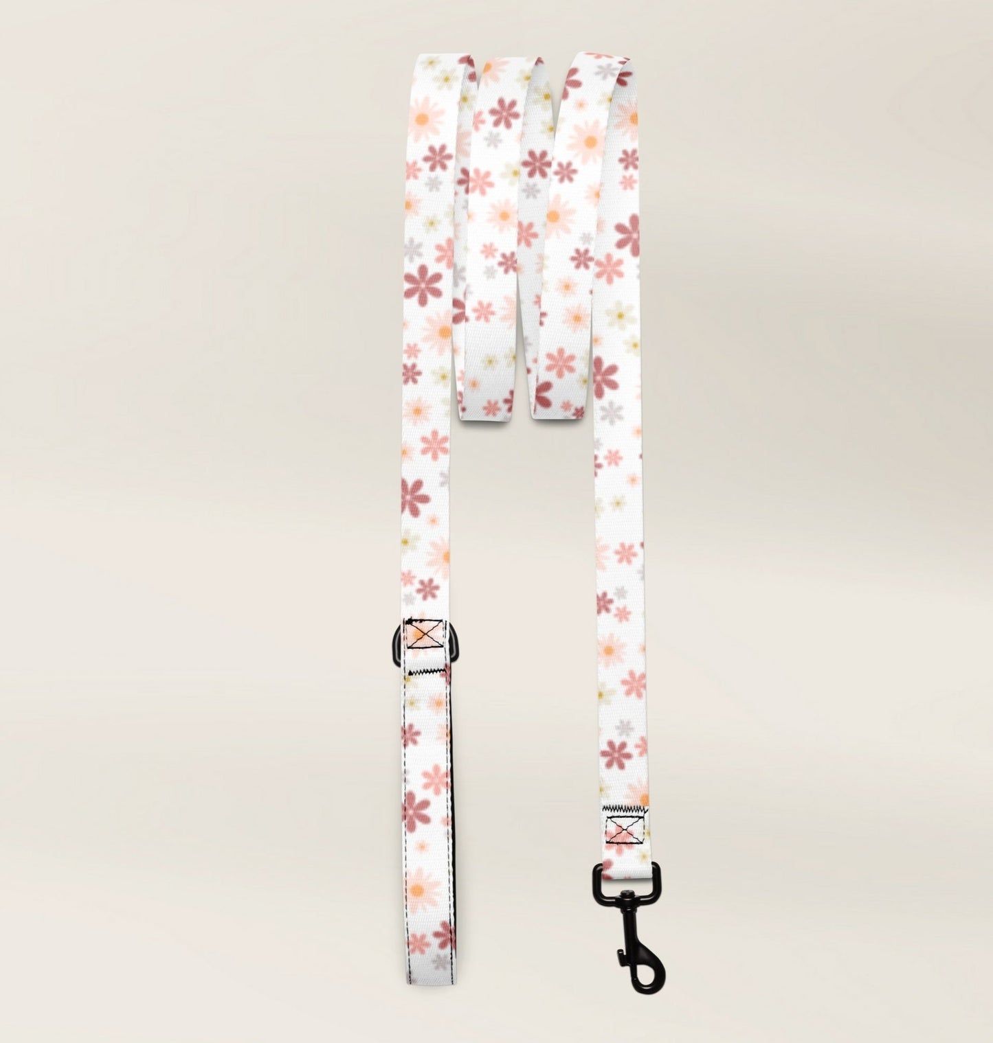 Custom Dog Pet Leash - Retro Floral - TLC Paws