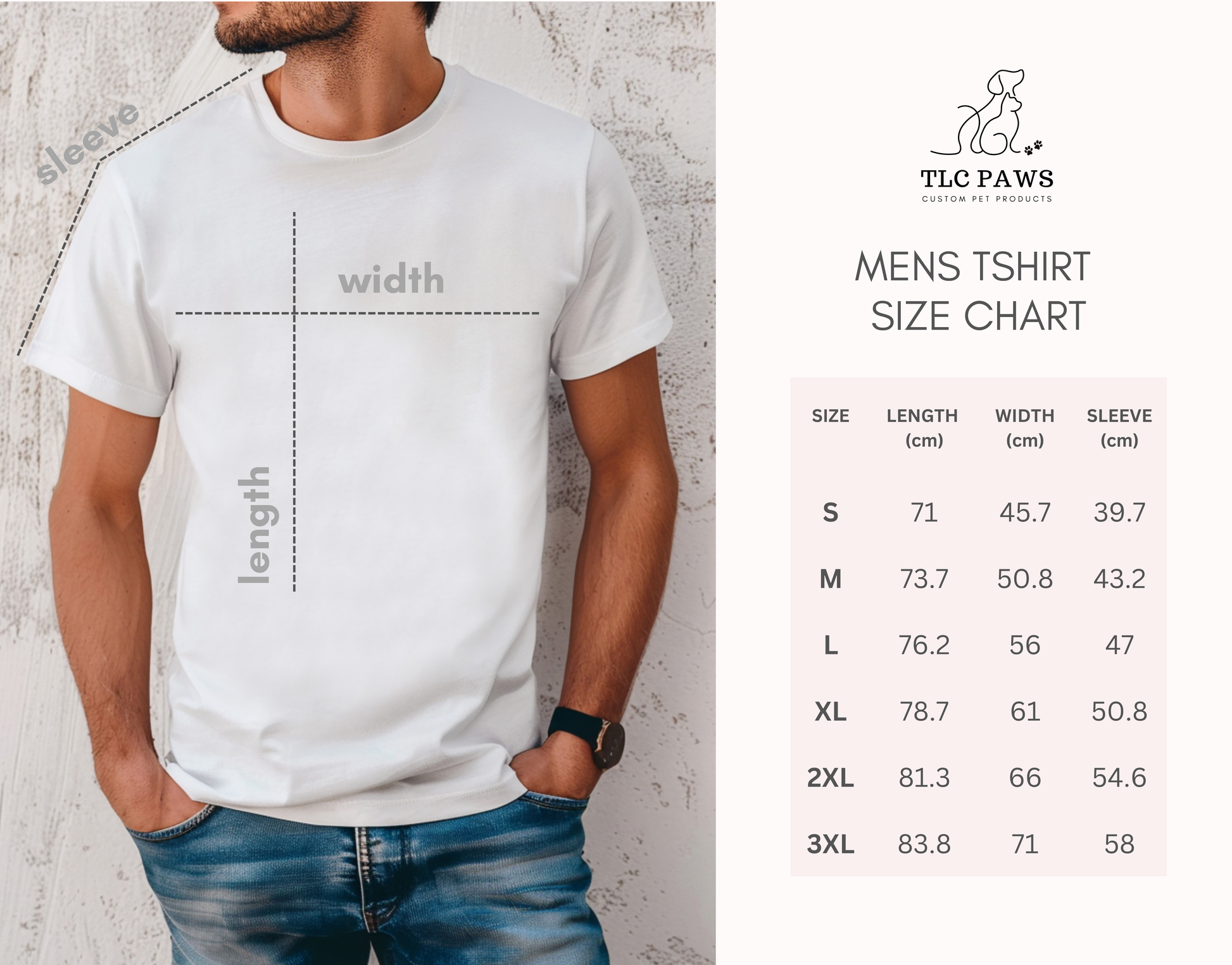 Personalised Pet Unisex Shirt - TLC Paws