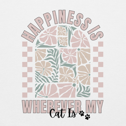 Personalised Happiness Is Wherever My Dog Is Sweatshirt - TLC Paws
