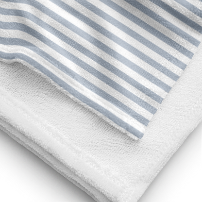 Personalised Beach Towel (Powder Blue) – Custom Soft & Absorbent Towels for You and Your Pets - TLC Paws