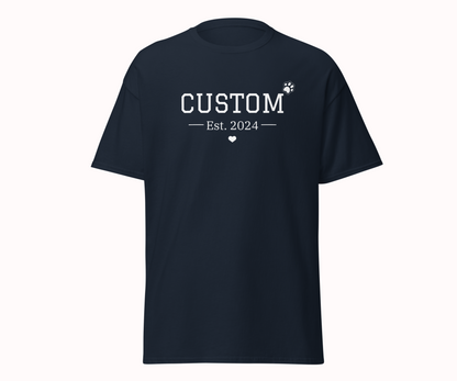 Personalised Pet Varsity Unisex Shirt - TLC Paws