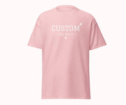 Personalised Pet Varsity Unisex Shirt - TLC Paws
