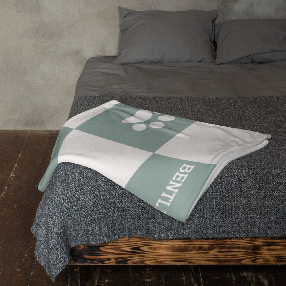 Personalised Blanket & Throw - Sage - TLC Paws