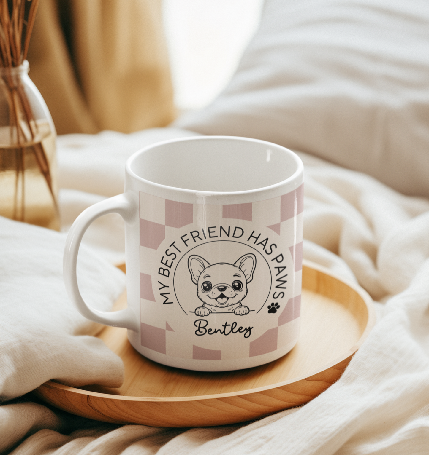 Personalised French Bulldog Mug