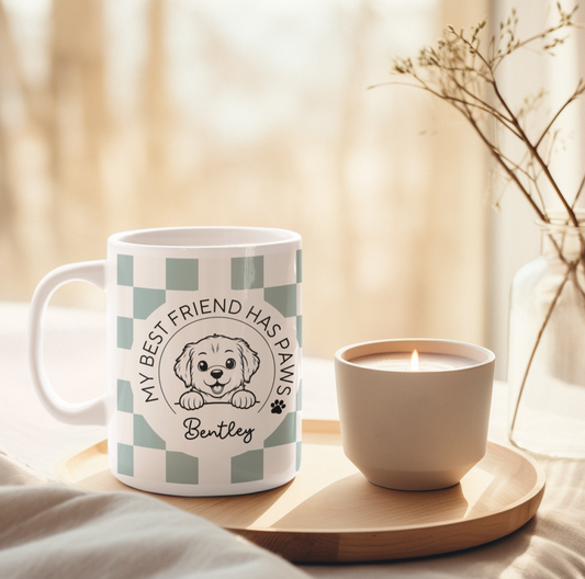 Personalised Golden Retriever Mug