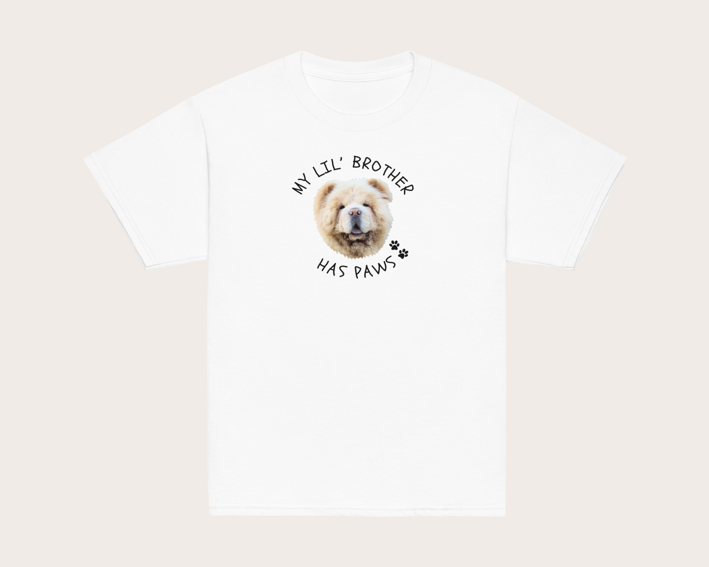 Personalised_My_Little_Brother_Has_Paws_Kids_Shirt_with_Custom_Pet_Face