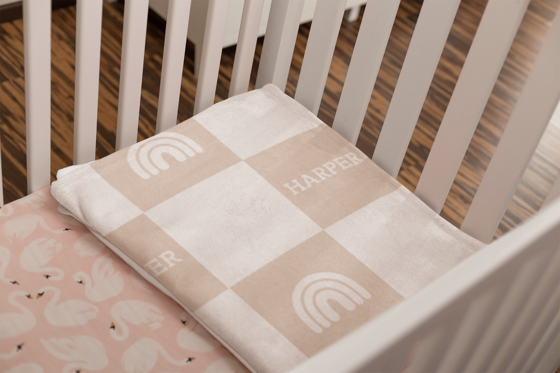 Personalised Blanket & Throw - Sand - TLC Paws