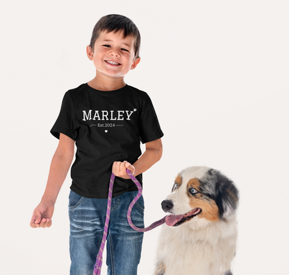 Personalised Varsity Kids Shirt
