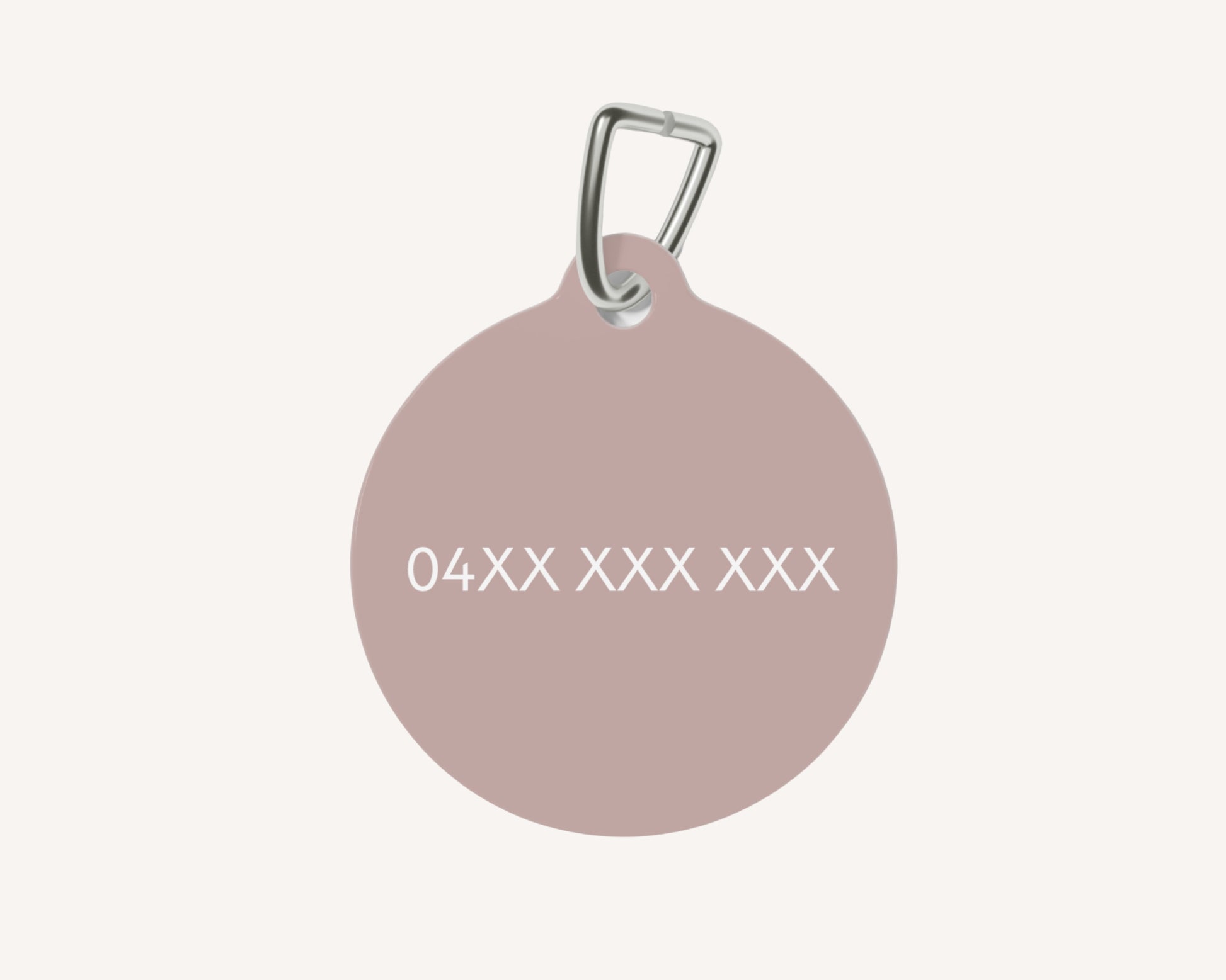 Personalized Pet Dog or Cat ID Tag - Mauve - TLC Paws