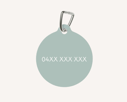 Personalized Pet Dog or Cat ID Tag - Sage - TLC Paws