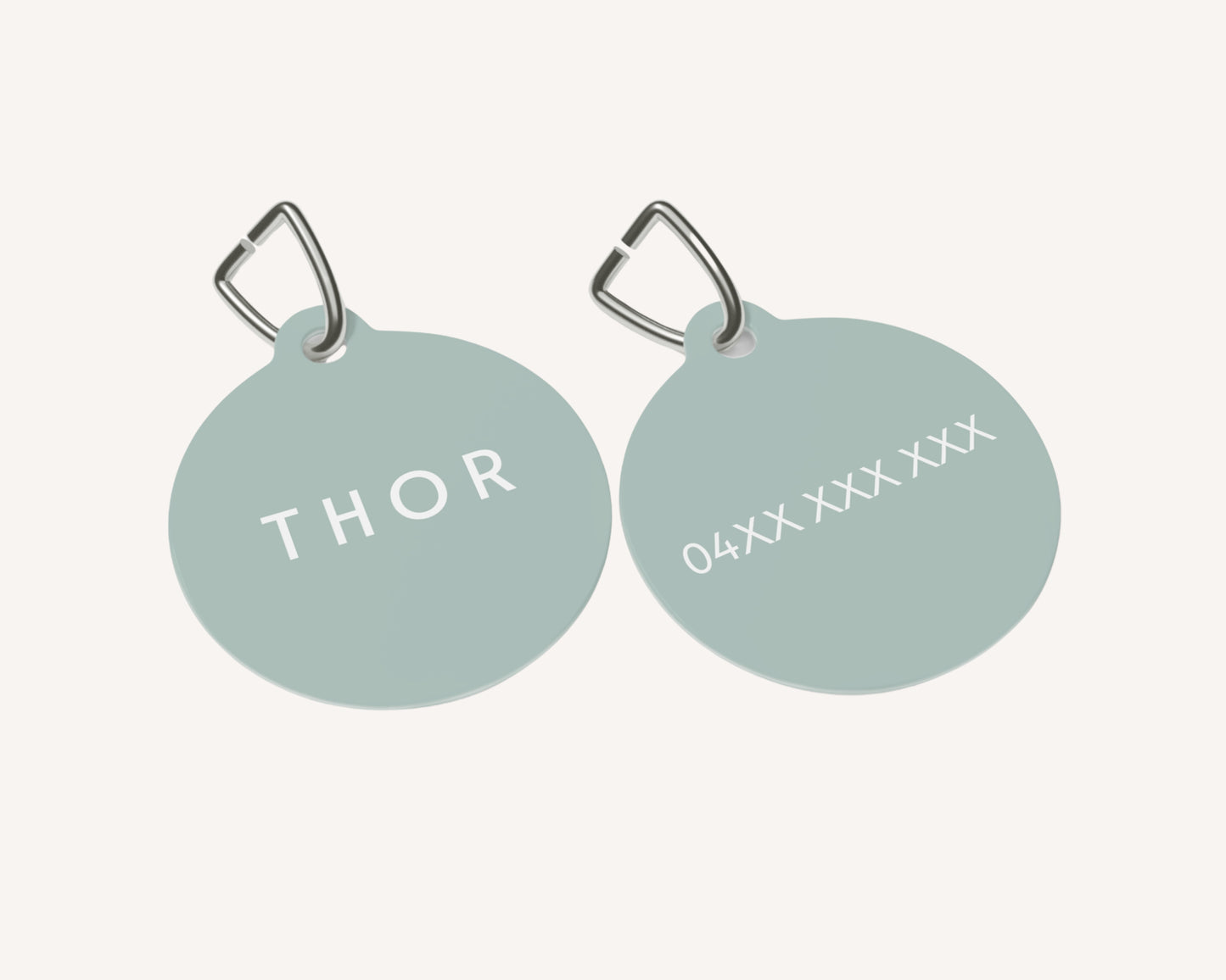 Personalized Pet Dog or Cat ID Tag - Sage - TLC Paws