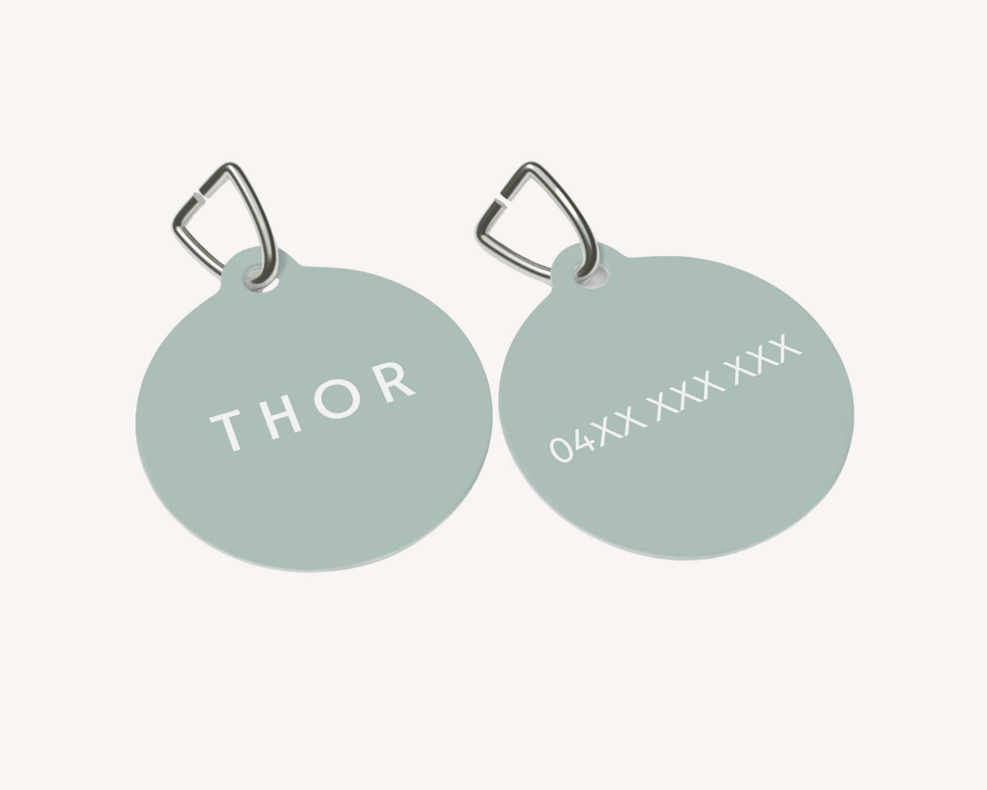 Personalized Pet Dog or Cat ID Tag - Sage - TLC Paws