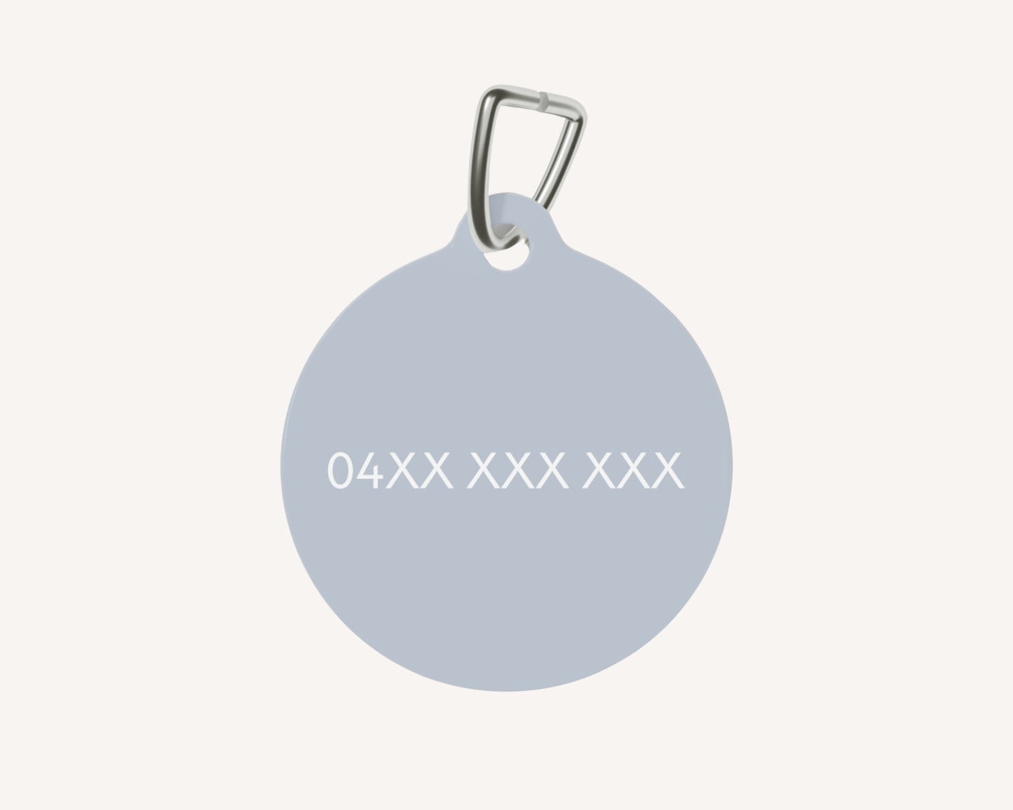 Personalized Pet Dog or Cat ID Tag - Pastel Blue - TLC Paws
