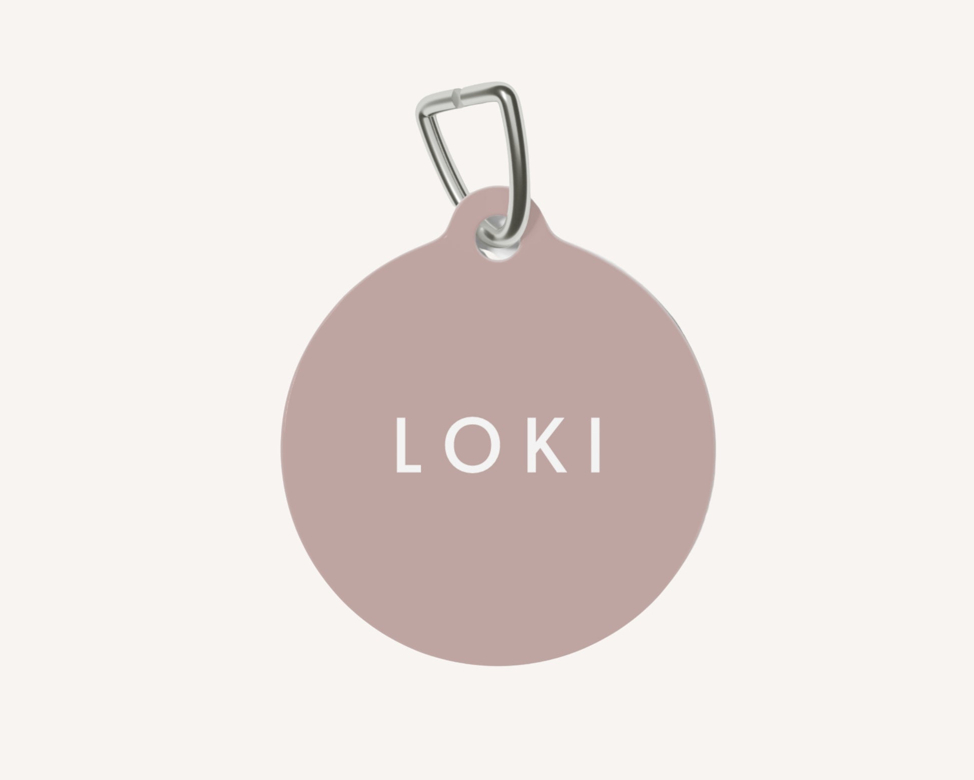 Personalized Pet Dog or Cat ID Tag - Mauve - TLC Paws