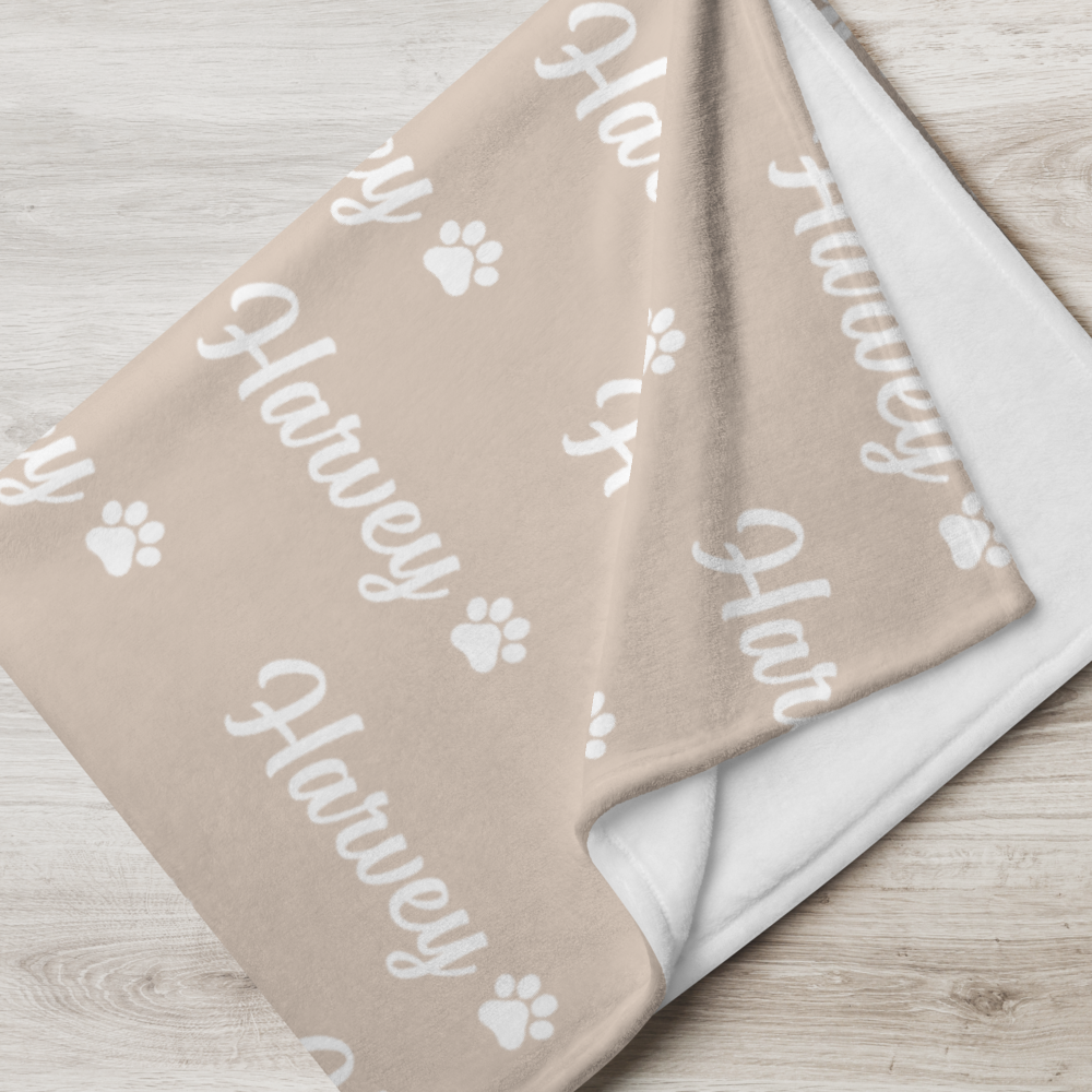 Personalised Pet and Baby Blanket and Throw