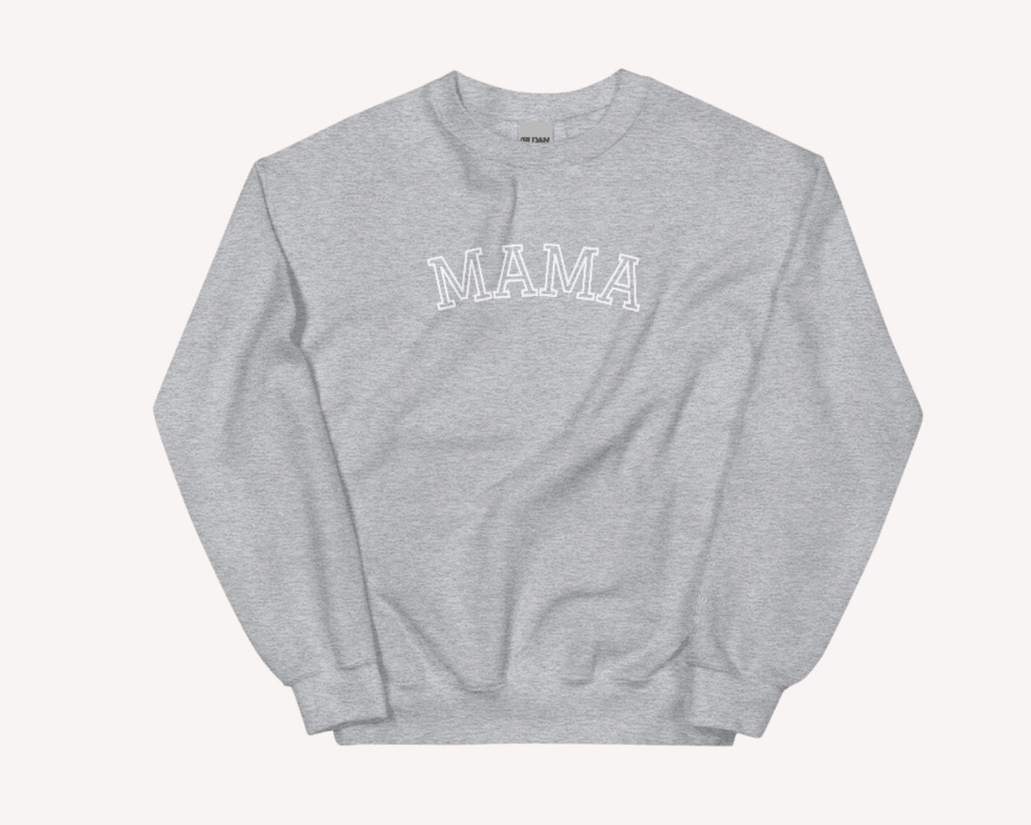 Personalized Embroidered Mama Sweatshirt