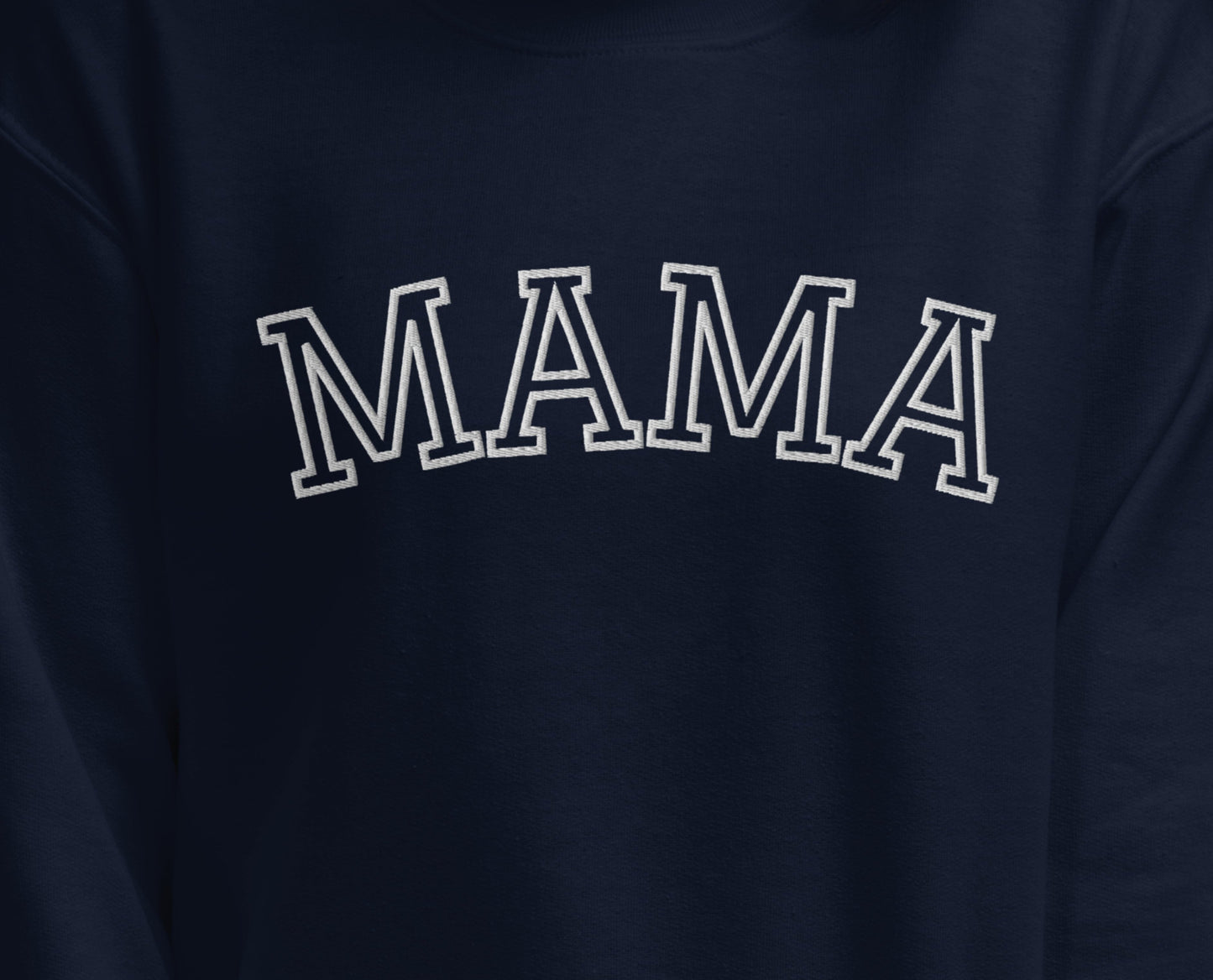 Personalized Embroidered Mama Sweatshirt