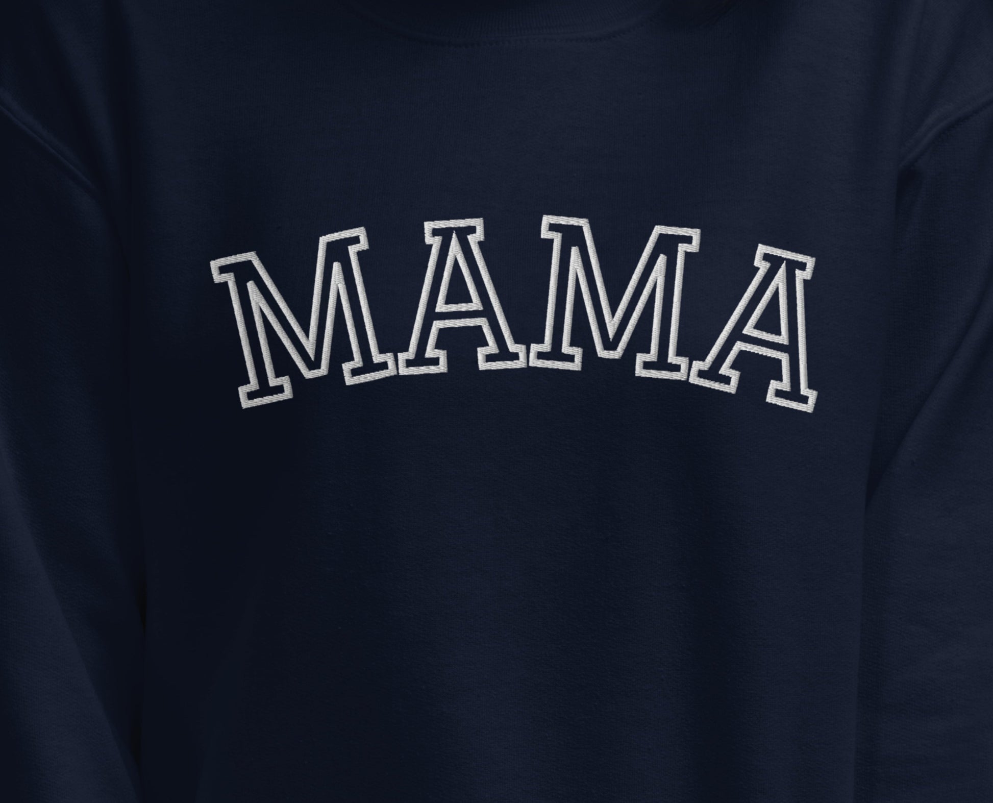 Personalized Embroidered Mama Sweatshirt