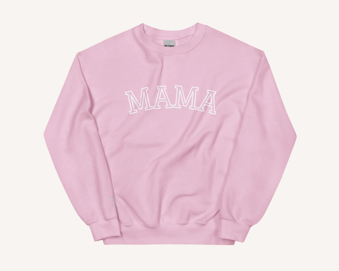 Personalized Embroidered Mama Sweatshirt