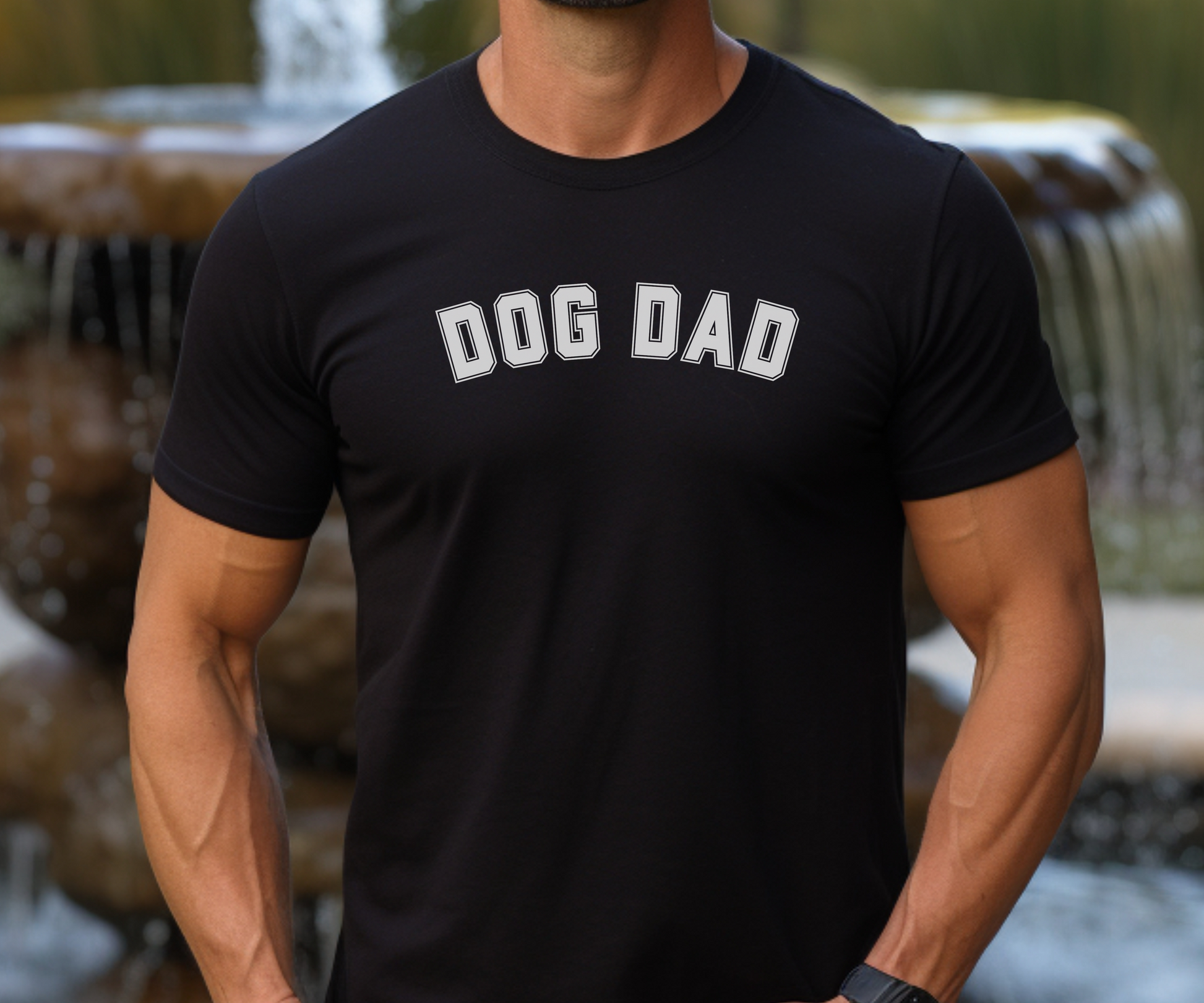 Dog Dad Varsity Tshirt - TLC Paws