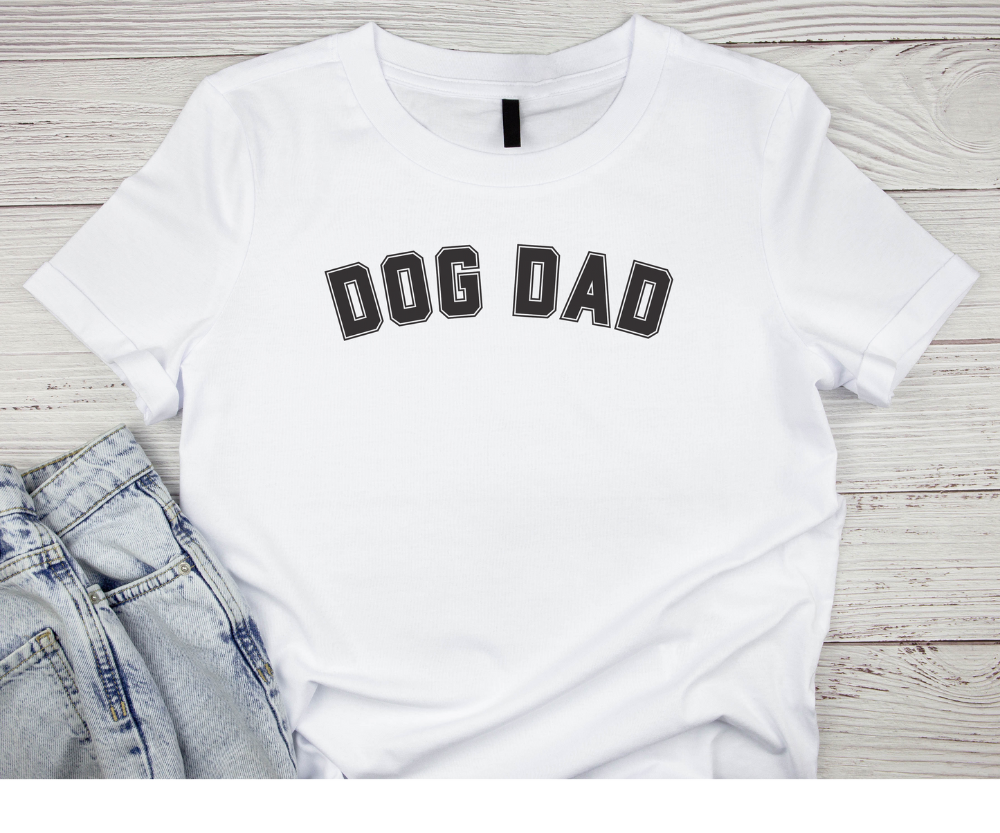 Dog Dad Varsity Tshirt - TLC Paws