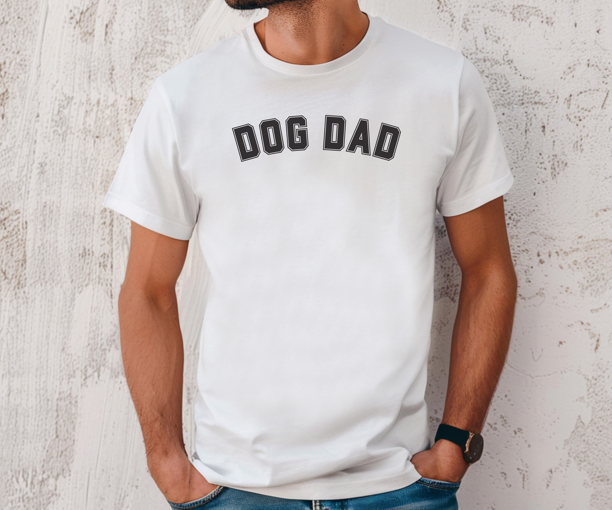 Dog Dad Varsity Tshirt - TLC Paws