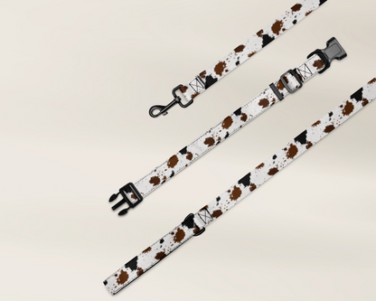 Dog Leash - Cowhide Animal Print - TLC Paws