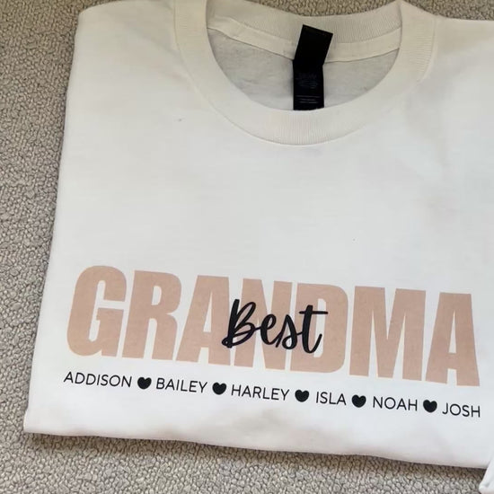 Matching Grandma and Grandpa Tshirts