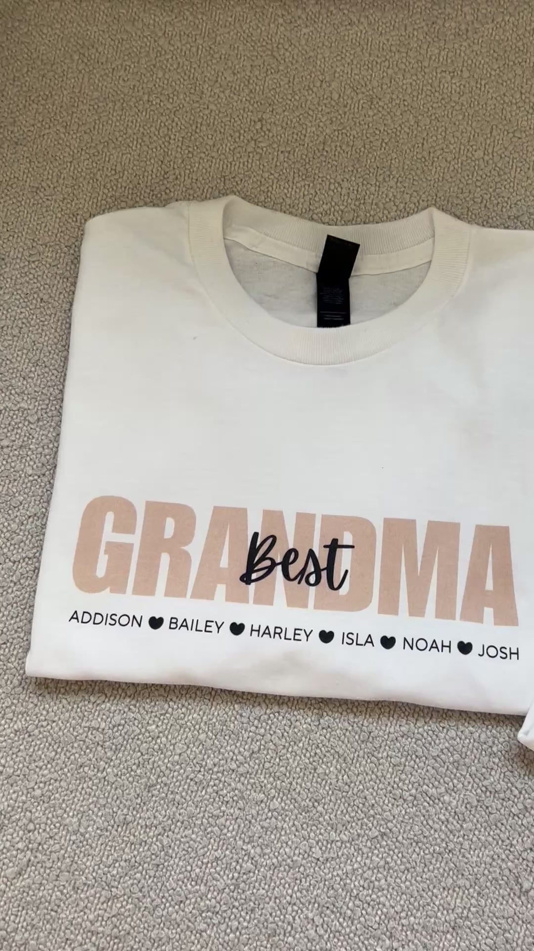 Matching Grandma and Grandpa Tshirts