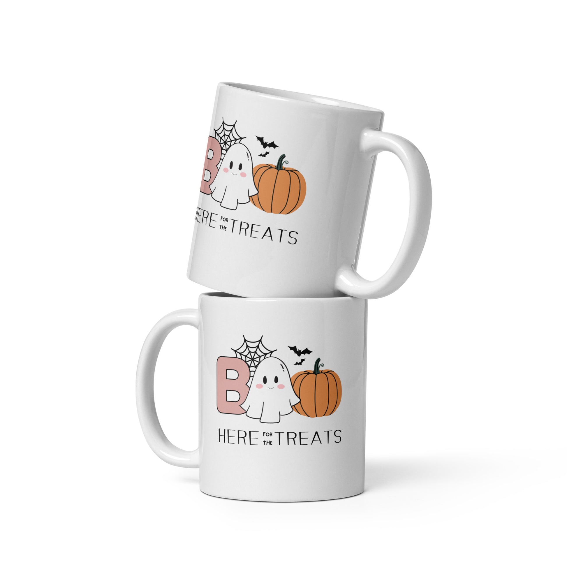 Spooky Cute Halloween Mug - Here for the Treats - TLC Paws