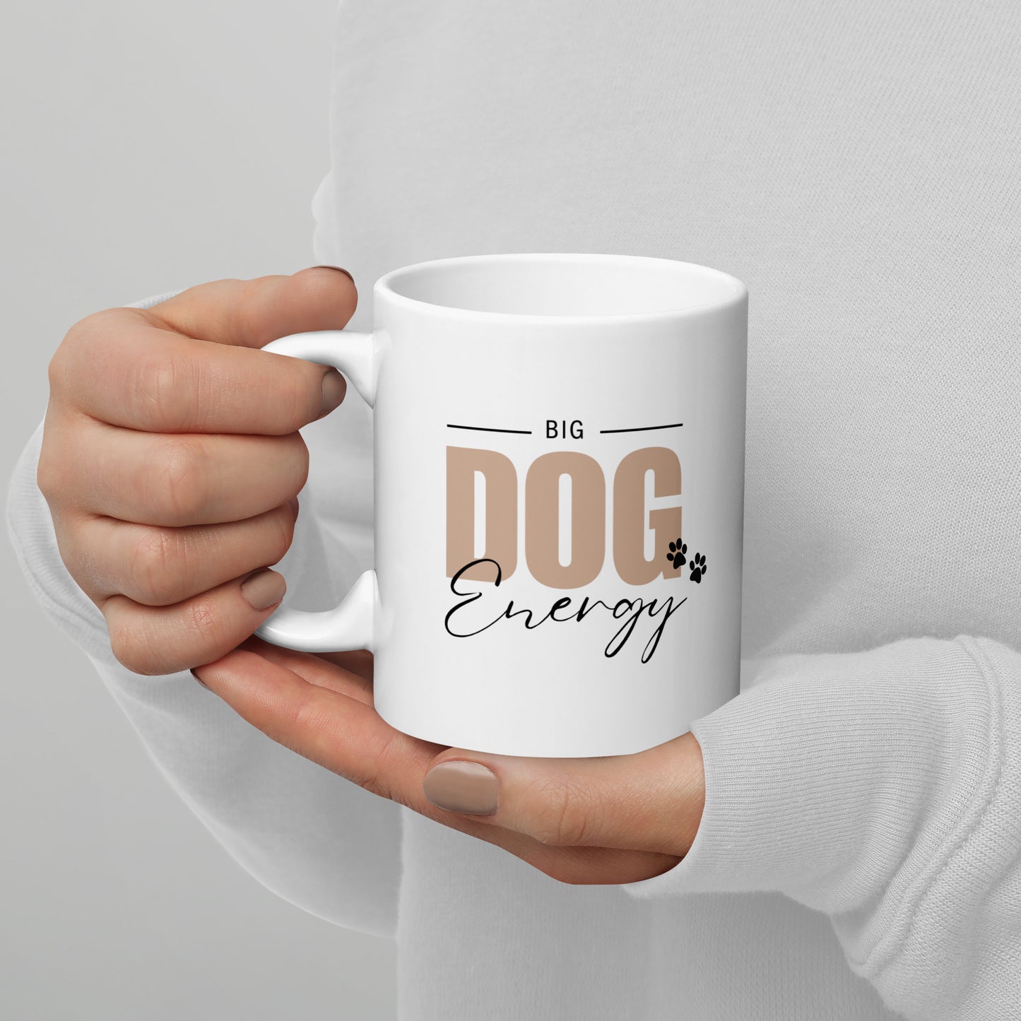 Custom Pet Mug Big Dog Energy - TLC Paws